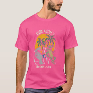 Lake Wales Florida USA Funny Manate and Alligator T-Shirt