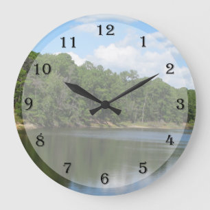 Lake Wall Clock Große Wanduhr