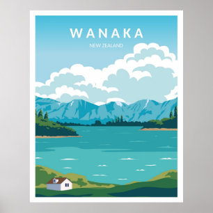 Lake Wanaka New Zealand Poster