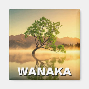 Lake Wanaka Tree New Zealand Travel Magnet