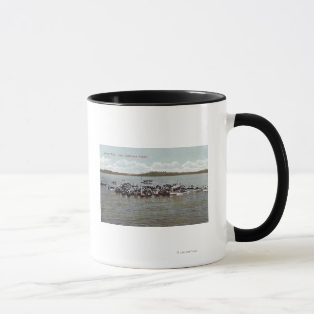 Lake Washington Regatta Scene Tasse (Rechts)