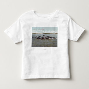 Lake Washington Regatta-Szene Kleinkind T-shirt