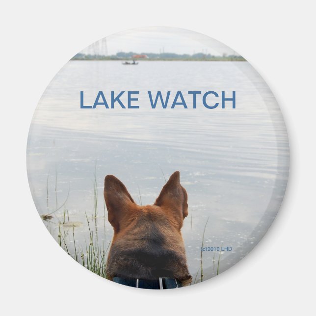 LAKE WATCH DOG MAGNET (Vorne)