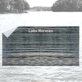 Lake Water Anpassbare Lake Name Strandtuch