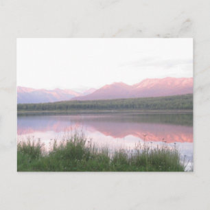 Lake Water Mountains Park Alaska Postkarte