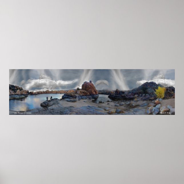 Lake Watson Mindscape, Prescott Arizona Poster (Vorne)