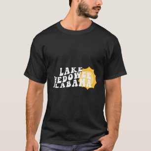 Lake Wedowee Alabama Al Wavy Urlaub T-Shirt