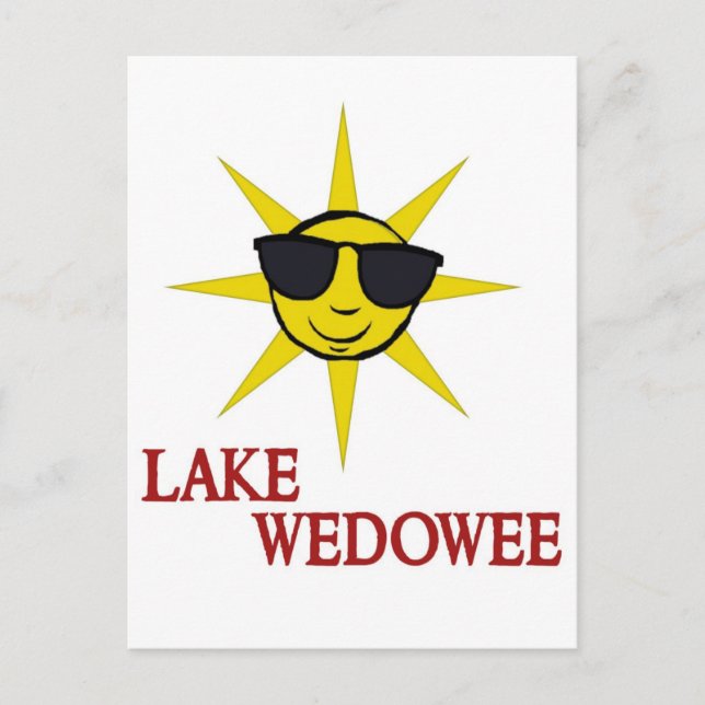 Lake Wedowee Postkarte (Vorderseite)