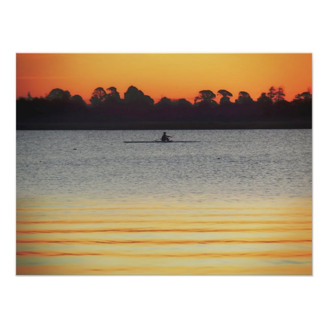 Lake Wendouree Calm Before Nightfall Fotodruck (Vorne)