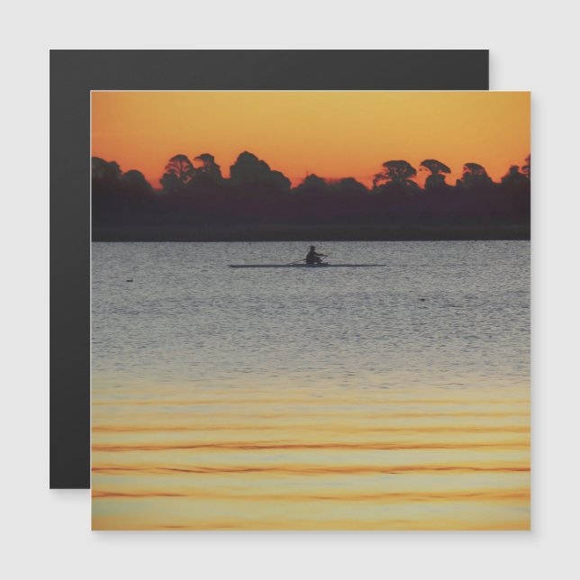 Lake Wendouree Calm Before Nightfall Magnetkarte (Vorne/Hinten)