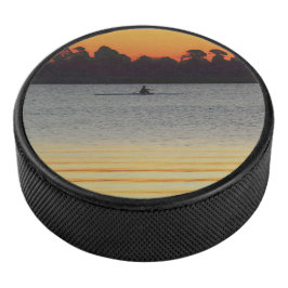 Lake Wendouree Ruhe vor Einbruch der Nacht Eishockey Puck