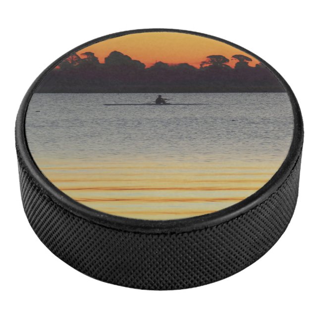 Lake Wendouree Ruhe vor Einbruch der Nacht Eishockey Puck (3/4)