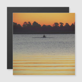 Lake Wendouree Ruhe vor Einbruch der Nacht Magnetkarte