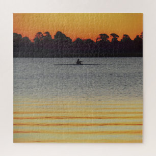 Lake Wendouree Ruhe vor Einbruch der Nacht Puzzle