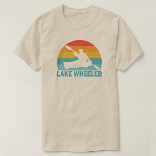 Lake Wheeler North Carolina Kayak T-Shirt (Design vorne)