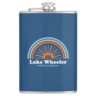 Lake Wheeler North Carolina Rainbow Flachmann