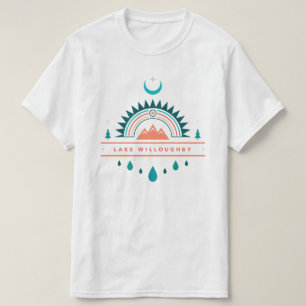LAKE WILLOUGHBY boho Regenbogenmond T-Shirt