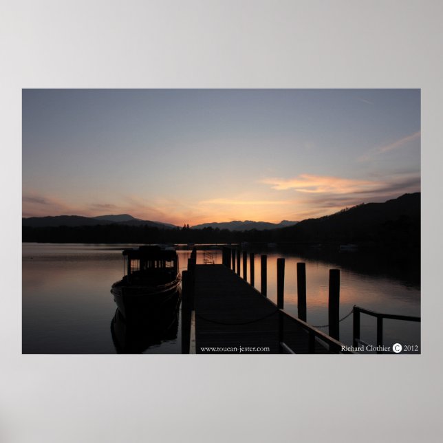 Lake Windemere, The Lake District Poster (Vorne)