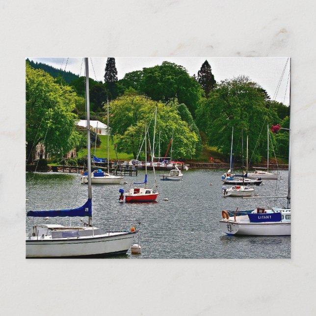 Lake Windermere England Postkarte (Vorderseite)