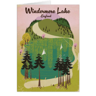 Lake Windermere Travel Poster