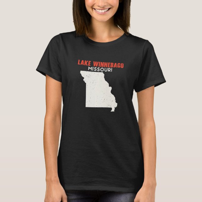 Lake Winnebago Missouri USA Staat America Travel M T-Shirt (Vorderseite)