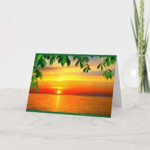 Lake Winnebago Sunset Denken Sie an Sie Karte