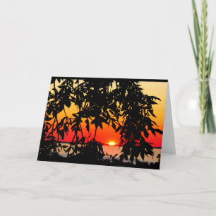 Lake Winnebago Sunset Denken Sie an Sie Karte