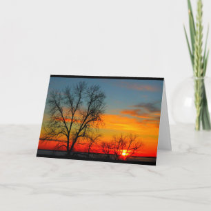 Lake Winnebago Sunset Denken Sie an Sie Karte