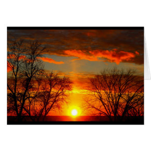 Lake Winnebago Sunset Jede Occasion Card