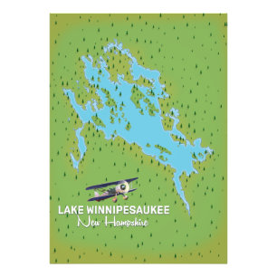 Lake Winnipesaukee New Hampshire Fotodruck