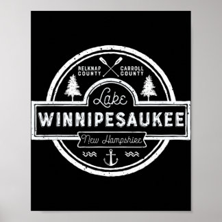Lake Winnipesaukee New Hampshire Männer Frauen Cam Poster