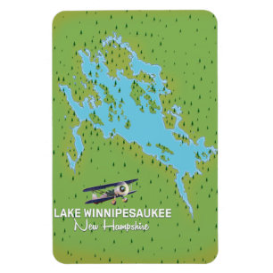 Lake Winnipesaukee New Hampshire Reiseplakat Magnet