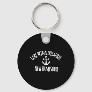 Lake Winnipesaukee Segelboot Schifffahrt Nautical Schlüsselanhänger