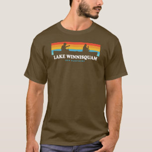 Lake Winnisquam New Hampshire Canoe T-Shirt
