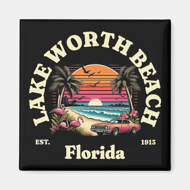 Lake Worth Beach, Florida Magnet (Vorne)