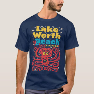 Lake Worth Beach Florida Octopus T-Shirt