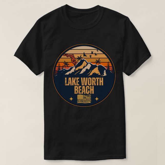 Lake Worth Beach, Florida T-Shirt (Design vorne)