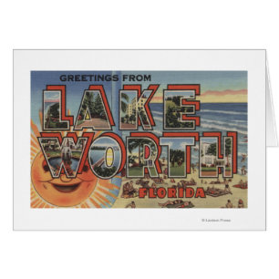 Lake Worth, Florida - Große Briefmarkenszenen