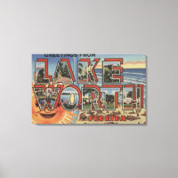Lake Worth, Florida - Große Briefmarkenszenen
