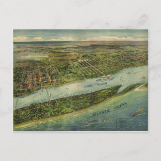 Lake Worth / Palm Beach Florida 1915 Postkarte