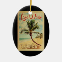 Lake Worth Palm Tree Vintage Reise