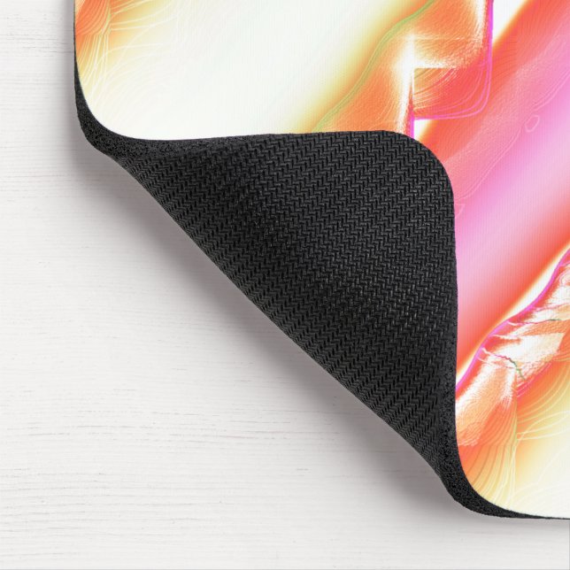 Lakeau auf breiten Streifen in seidig rosa bis bei Mousepad (Ecke)