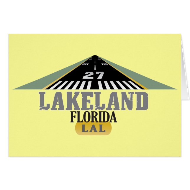 Lakeland FL - Airport Runway (Vorderseite (Horizontal))