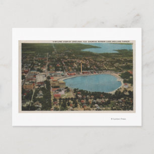 Lakeland, Florida - Aussicht auf die Stadt aus der Postkarte