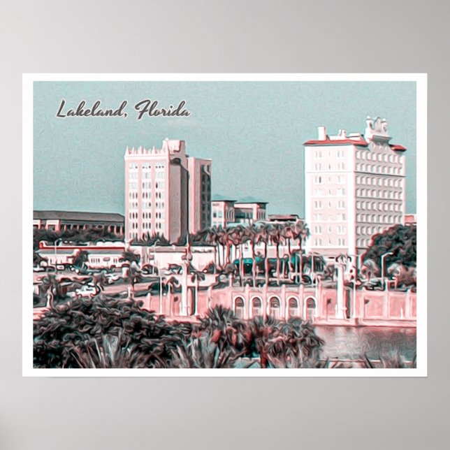LAKELAND FLORIDA POSTER (Vorne)