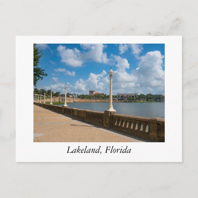 Lakeland Florida Postkarte (Vorderseite)