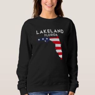 Lakeland Florida USA Bundesstaat Amerika Reise Flo Sweatshirt