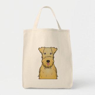 Lakeland-Terrier-Cartoon Tragetasche