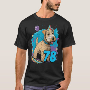 Lakeland Terrier Dog 78. Geburtstag Themenhotel 78 T-Shirt