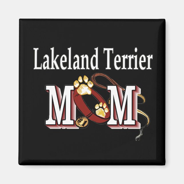 Lakeland Terrier MAMA Geschenke Magnet (Vorne)